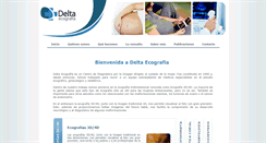 Desktop Screenshot of deltaecografia.com